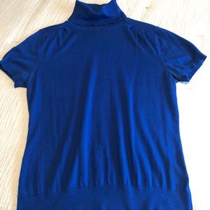 J Crew pleat shoulder turtle neck sweater